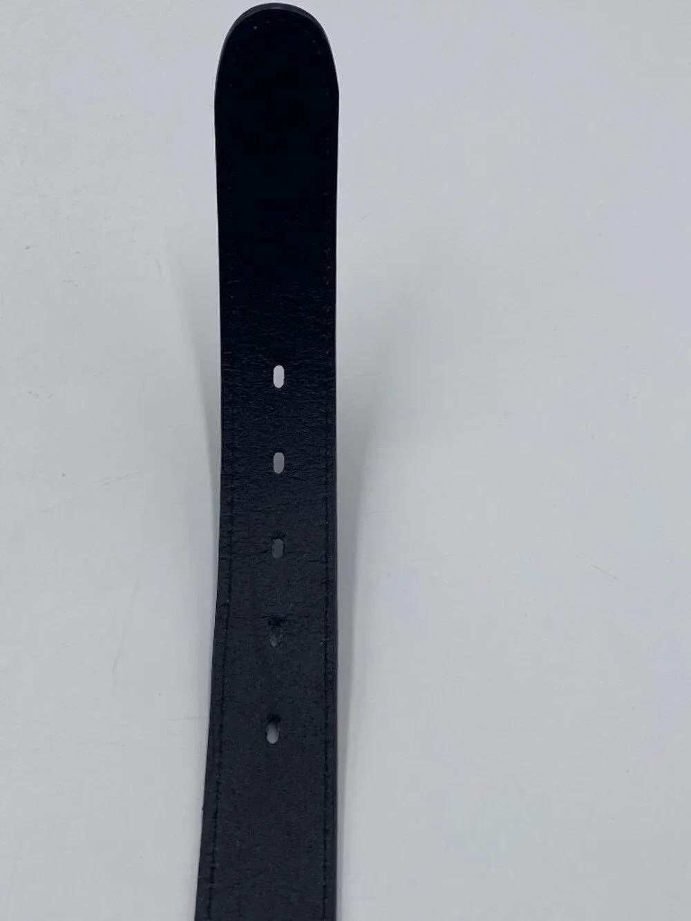 OOBE Black Leather Belt Size Small 1.25